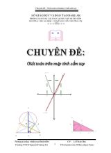 Chuyên đề Giải bài toán trên máy tính cầm tay